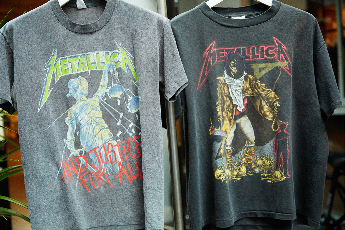 A band T-shirt designed for Metallica.