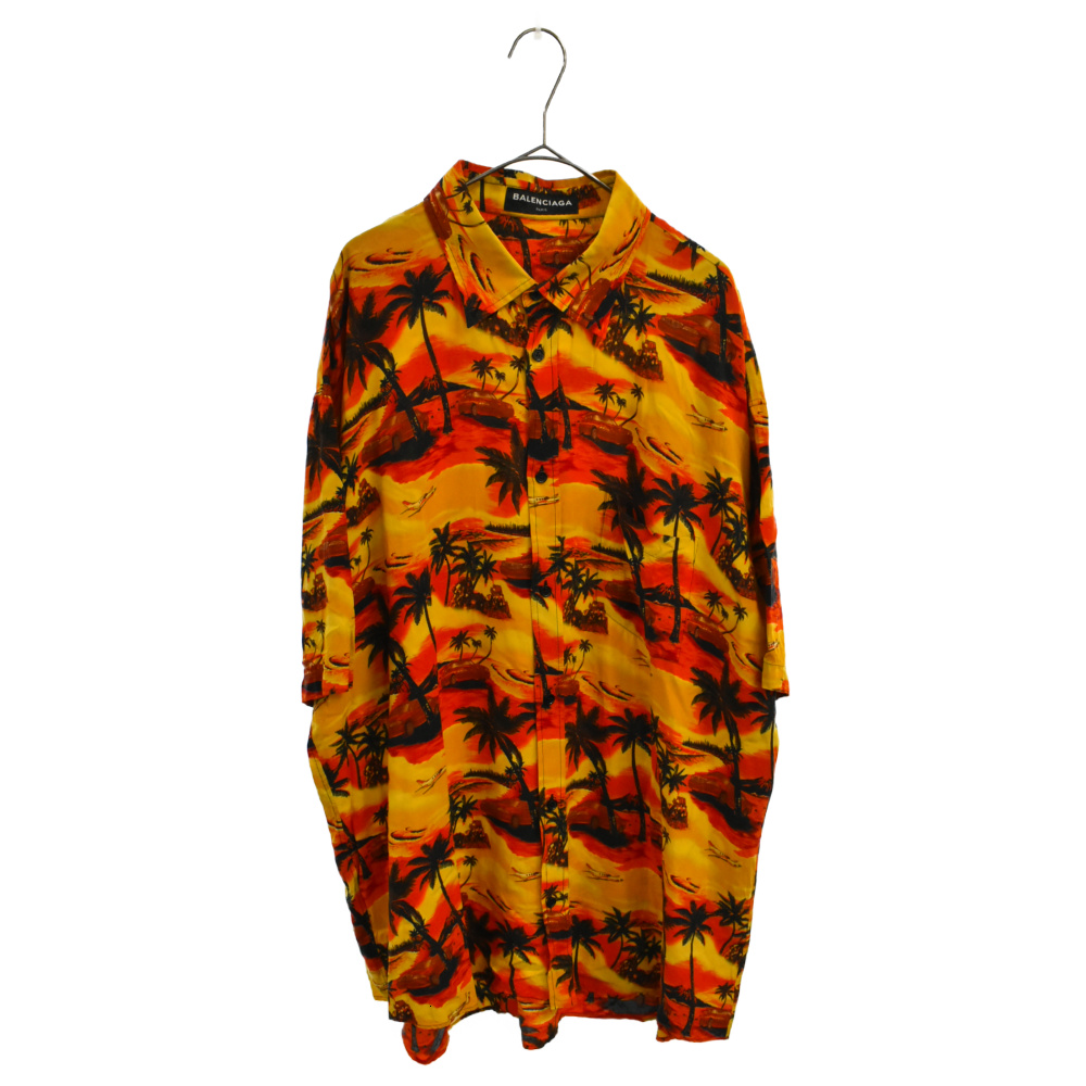 balenciaga hawaiian shirt