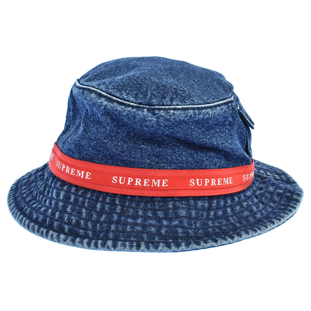 supreme bucket hat blue