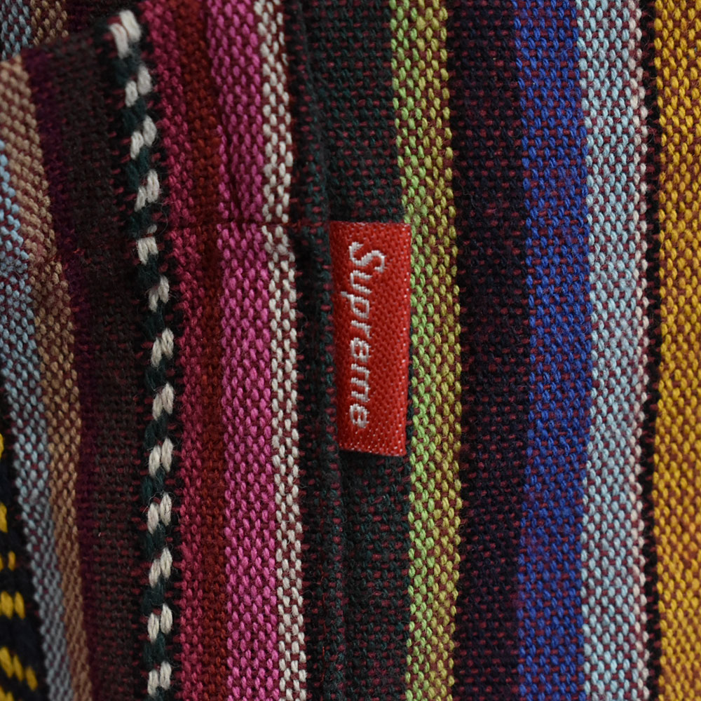 supreme woven toggle shirt
