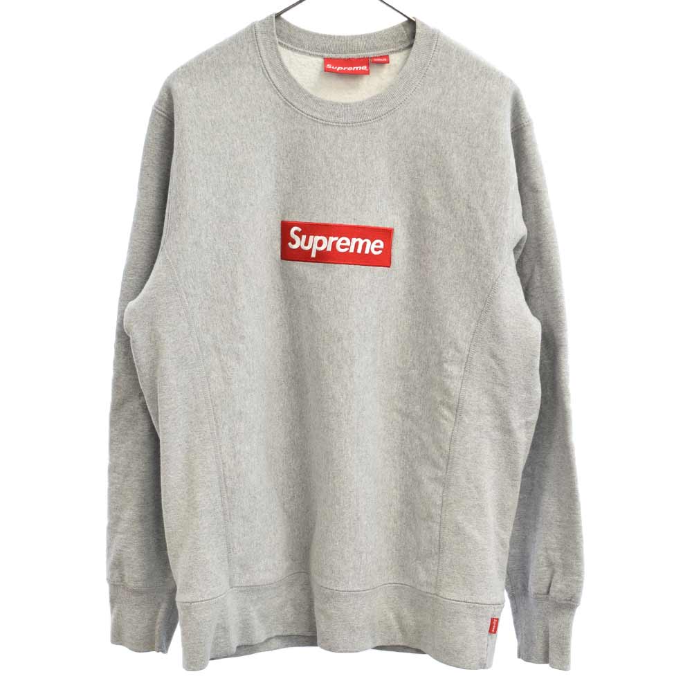 box logo crewneck sweatshirt supreme