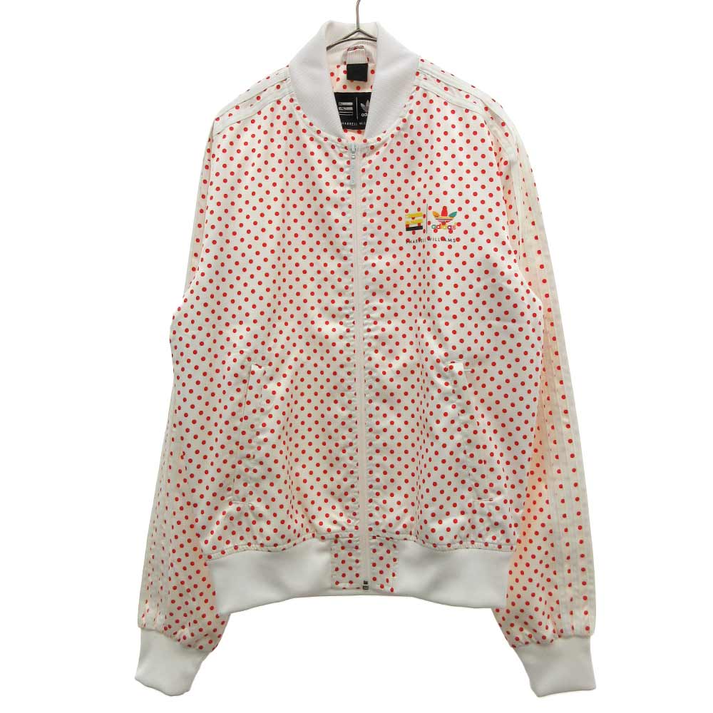 Shop adidas - × PHARRRELL WILLIAMS Pharrell Williams dot total pattern  nylon zip up blouson jacket | OR NOT