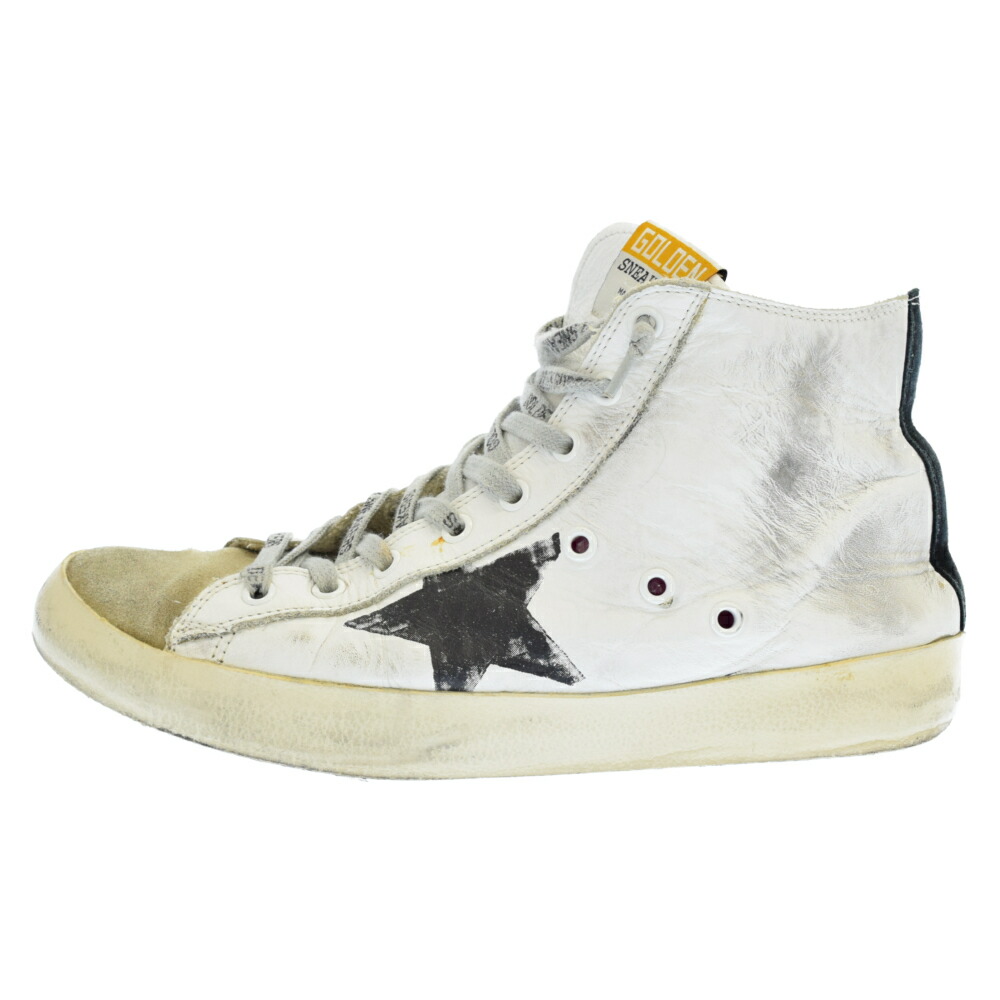 GOLDEN GOOSE DELUXE BRAND - FRANCY フランシー スエード レザー切替デザイン サイドジップ ハイカットスニーカー の通販 | OR NOT (オアノット) GOLDEN GOOSE DELUXE BRAND - FRANCY フランシー スエード レザー切替デザイン サイドジップ ハイカットスニーカー の通販 | OR NOT (オアノット)