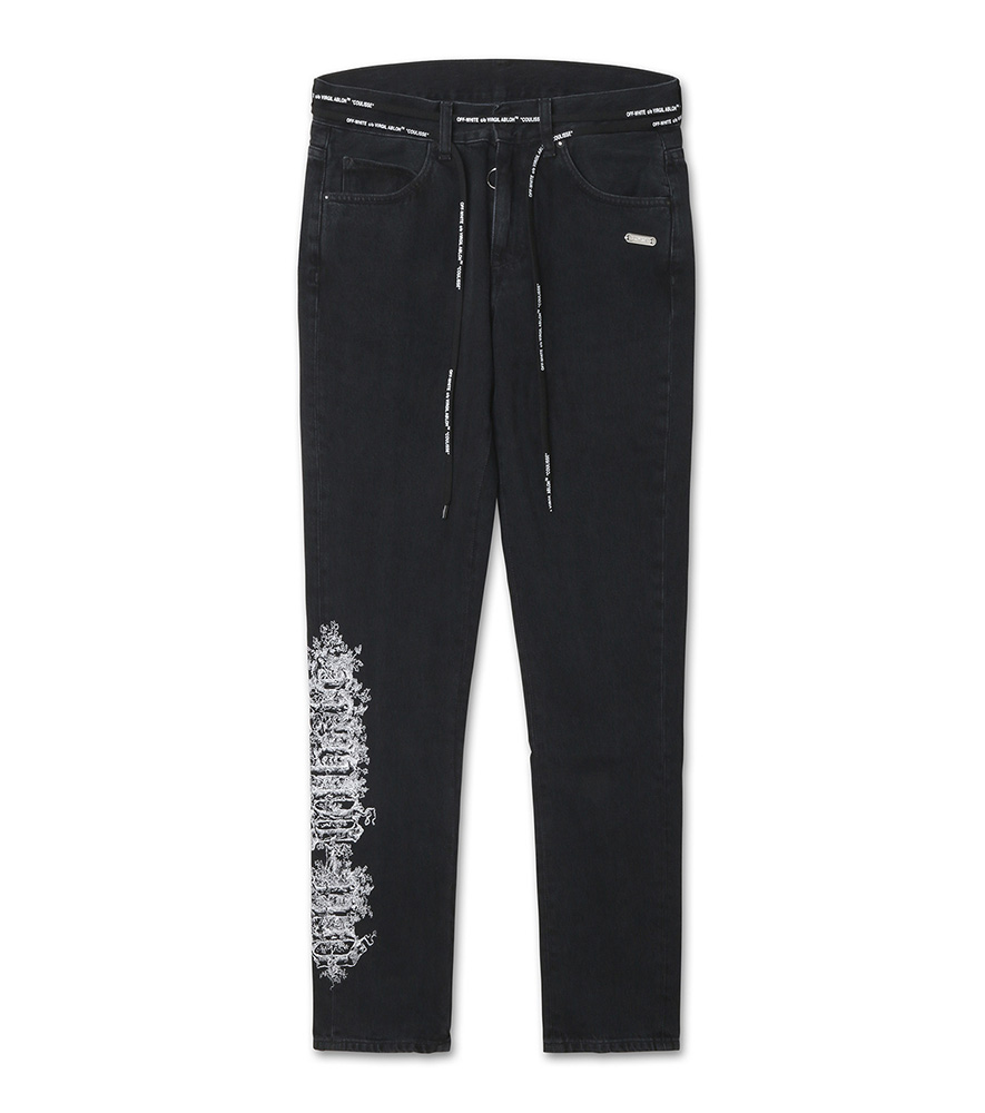 off white gothic jeans