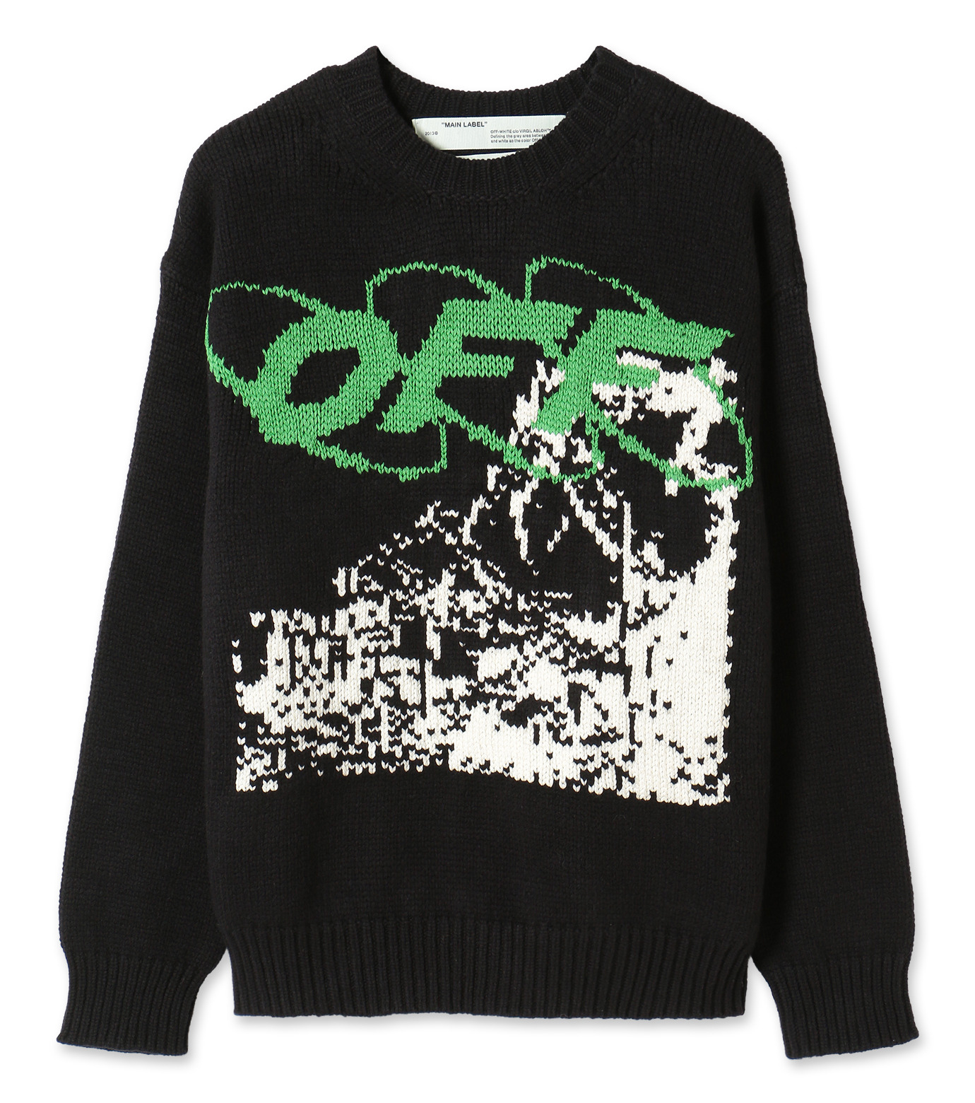 off white ruined factory sweater