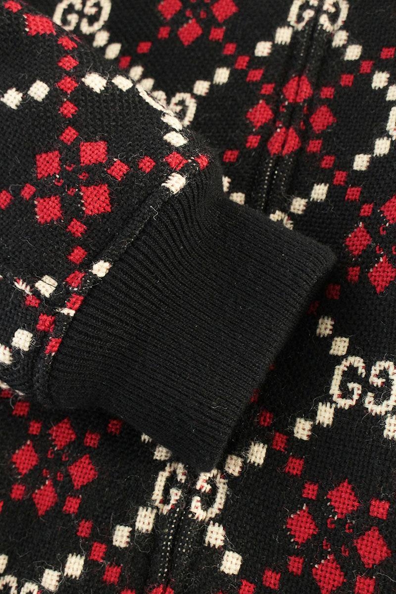 macro gg diamond wool jacket