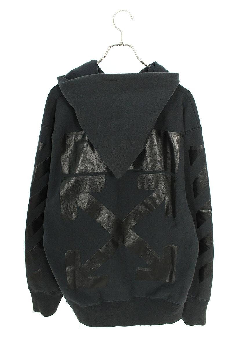 off white champion hoodie black