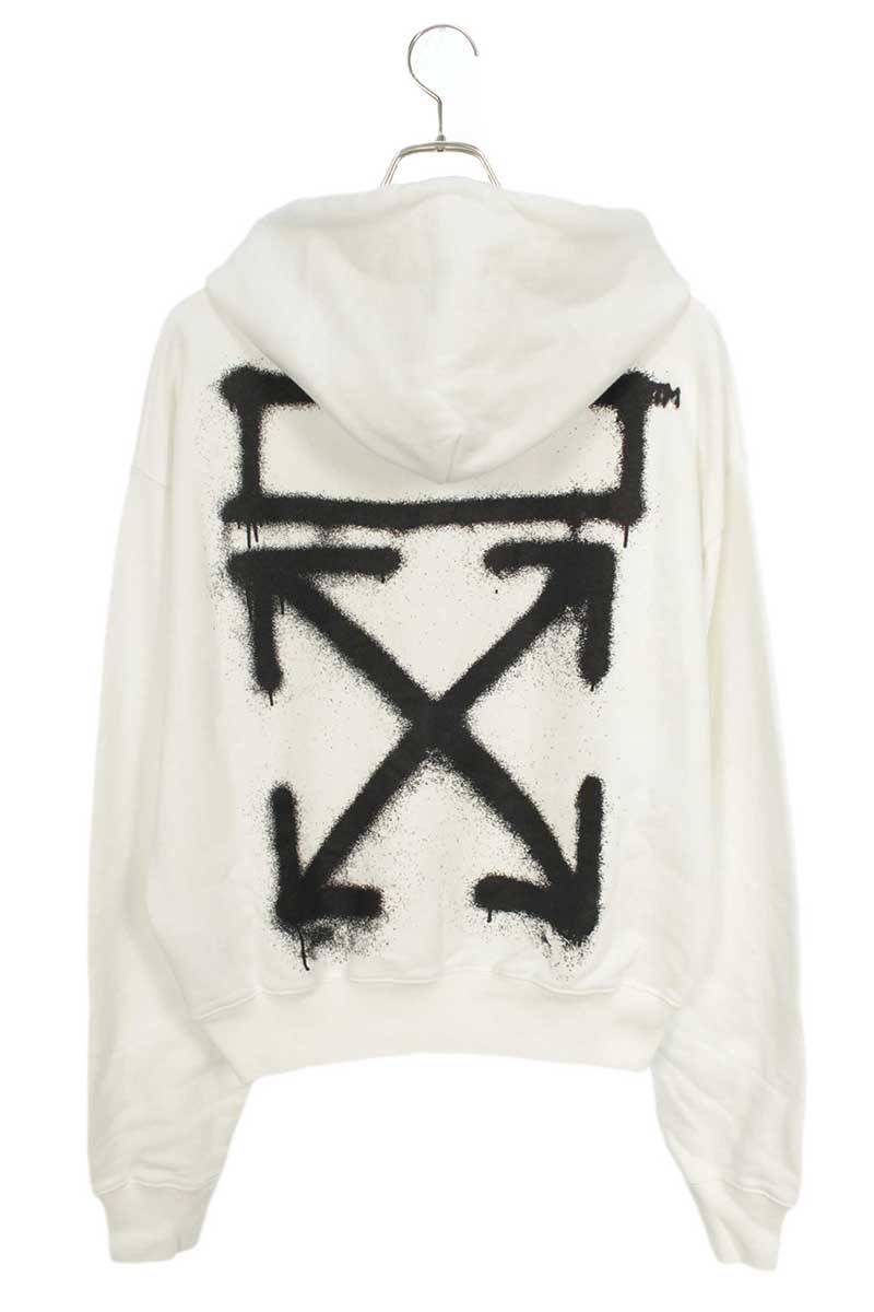 off white hoodie back print