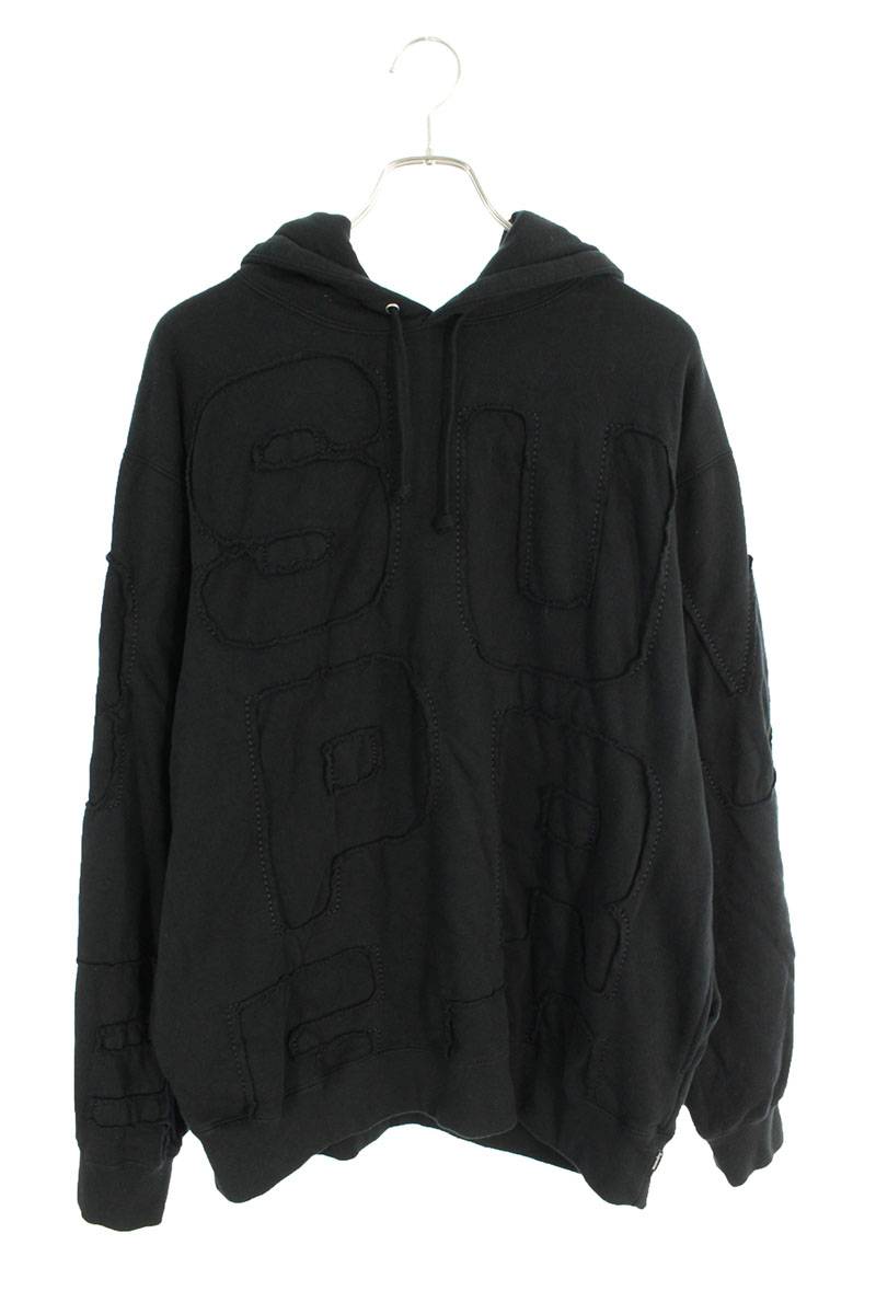 supreme cutout letters hoodie
