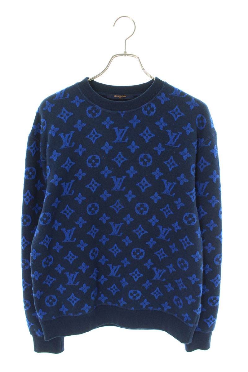 Monogram Jacquard Crew Neck Sweat 