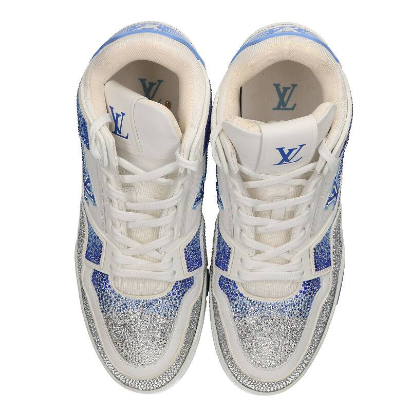 Shop LOUIS VUITTON - Swarovski high-top 